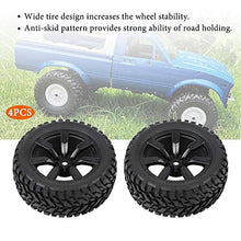 Load image into Gallery viewer, VGEBY RC Car Tires, 4pcs 6 Holes 7 Holes No Holes Rubber Tires for RC Truck Crawler Car(7 Hole) Car Model Accessory
