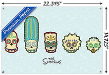 Load image into Gallery viewer, The Simpsons: D&#39;oh of the Dead - Skulls Wall Poster with Push Pins
