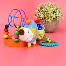 Load image into Gallery viewer, Stroller Hanging Toy, Animal Shape Non-Toxic Crib Hanging Toy, Bright Color Soft Crib for Car Seat Baby Carrier Newborn Baby(Hedgehog)
