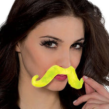 Load image into Gallery viewer, Neon Moustache, Party Accessory
