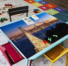 Load image into Gallery viewer, Wooden Puzzle 1000 Pieces san Francisco Skyline and Bay Bridge Skylines and Pictures Jigsaw Puzzles for Children or Adults Educational Toys Decompression Game
