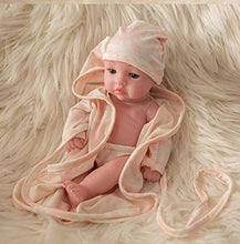 Load image into Gallery viewer, Alician 10 Inch Simulation Doll Durable Vinyl Reborn Doll Baby Toy QW-13 Rosy Robe Winking Girl
