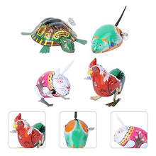 Load image into Gallery viewer, balacoo 4pcs Animal Wind up Toys Clockwork Jumping Rabbit Easter Bunny Rabbit Figure Sculpture Kids Easter Party Favor Gifts Toy (Mixed Color)
