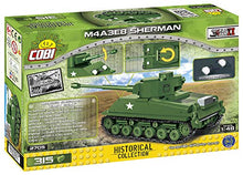 Load image into Gallery viewer, COBI Historical Collection M4A3E8 Sherman (Easy Eight) Tank, Army Green
