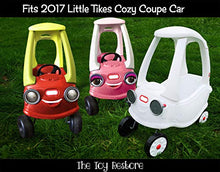 Load image into Gallery viewer, The Toy Restore Replacement Stickers Spare Decals Kit Fits Little Tikes Newer Custom Cozy Coupe Ride-on Car (has Eyes for Headlights) Headlights Design
