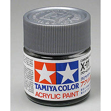 Load image into Gallery viewer, Tamiya America, Inc Acrylic X11 Gloss,Chrome Silver, TAM81011
