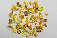Load image into Gallery viewer, TomToy Yellow I Spy Trinkets for Rainbow I Spy Bottle/Bag, Colorful Miniatures, Mixed Buttons, Beads, Charms, 1-3cm, Set of 50
