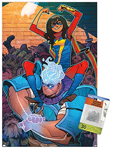 Marvel Comics - Ms. Marvel - Magnificent Ms. Marvel #13 Wall Poster with Push Pins
