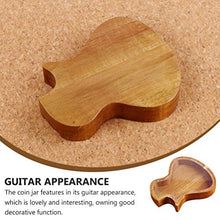 Load image into Gallery viewer, Cabilock Wooden Piggy Bank Kids Money Saving Bank Guitar Shaped Coin Bank Wood Coin Tray with Clear Screen for Christmas Kids Gift
