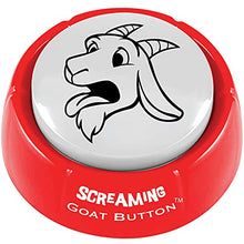 Load image into Gallery viewer, Screaming Goat Button | Gag Gifts for Men and Women | Screaming Goat Desk Toy Talking Button with a Funny Goat Scream | Great for Coworkers and Friends
