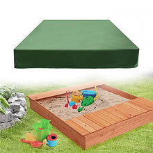 Load image into Gallery viewer, SYUS Square Sandbox Cover, Childrens Toys Bunker Cover Waterproof Sandpit Cover with Drawstring Oxford Cloth Sandbox Canopy for Home Garden Outdoor Patio Pool Sand Box Cove
