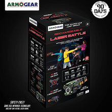 Load image into Gallery viewer, ArmoGear Rechargeable Laser Tag | Laser Tag Guns &amp; Vests Set of 4 with Digital LED Score Display Vests | Lazer Tag Gift Toy for Teen Kids | Indoor &amp; Outdoor Play Toy for Boys &amp; Girls | Ages 8-12 +
