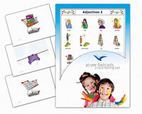Yo-Yee Flash Cards - Adjectives and Opposites Picture Cards for Toddlers, Kids, Children and Adults - English Vocabulary Cards - Set 2 - Including Teaching Activities and Game Ideas