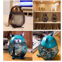 Load image into Gallery viewer, YBYB Money Box Piggy Bank Money Box Owl Metal Piggy Coin Bank Money Saving Box Home Decoration Figurines Craft for Kids Piggy Bank (Color : A)
