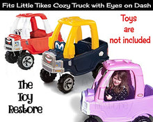 Load image into Gallery viewer, The Toy Restore Black &amp; Gold Police Door Logos and 911 and Light Decals Fits Little Tikes Cozy Coupe
