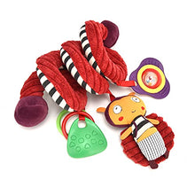 Load image into Gallery viewer, Hanging Toy, Hanging Rattle Toys with Teethers Infant Newborn Stroller Car Seat Crib Travel Activity Plush Animal Wind Chime
