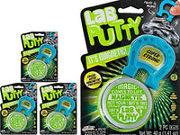 Lab Putty Magnetic Slime with Magnet Included (3 Pack Bulk ) by JA-RU. Magnetic Toy with Best Thinking Smart Crazy Stress Putty with Tin, Sensory Toy Stress Relief Party Favor Toy 9575-3p