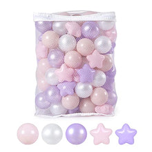 Load image into Gallery viewer, GOGOSO Pink and Purple Pit Balls for GirlsToddlers for Playhouse, Baby Pool, Play Ball Fun Centers, for Babies, Kids, Toddlers 1-3, Phthalate Free BPA Free
