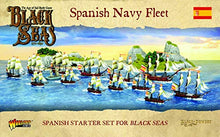Load image into Gallery viewer, Warlord Black Seas The Age of Sail Spanish Navy Fleet for Black Seas Table Top Ship Combat Battle War Game 792013001
