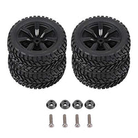 VGEBY1 RC Truck Tires, Tires for WPL C14 C24 Remote Control Crawler Car Accessories Track Wheels Spare Parts(7 Holes)