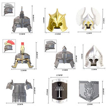 Load image into Gallery viewer, Goshfun 72Pcs Medieval Ancient Rome Egypt Style Figure Weapon Shield Helmet Armor Set, Small Particle Building Block Toy Kit
