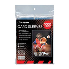 Load image into Gallery viewer, Ultra Pro Clear Card Sleeves for Standard Trading Cards (1000)
