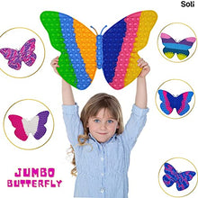 Load image into Gallery viewer, Jumbo Pop Fidgets 45cm 17.7in Giant Big Size Butterfly Popper Fidget Toys for Girls, Kids Birthday Party Classroom, Autism Sensory Toy Relieves Anxiety (#7 Pink Blue)
