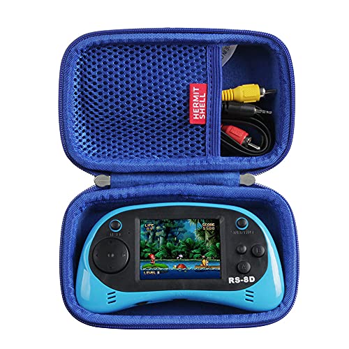 Hermitshell Travel Case for EASEGMER Kids Handheld Game Portable Video Game Player (Blue)