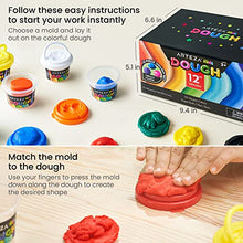 Load image into Gallery viewer, Arteza Kids Play Dough, 12 Bright Colors, 2.8-oz Tubs, Soft, Air-Tight Containers, Art Supplies for Kids Crafts and Playtime Activities
