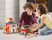 Load image into Gallery viewer, BRIO World - 33833 Central Fire Station | 12 Piece Toy for Kids with Fire Truck and Accessories for Kids Ages 3 and Up
