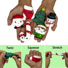 Load image into Gallery viewer, QINGQIU 6 Pack Big Size Christmas Mochi Squishy Toys Squishies for Kids Boys Girls Toddlers Christmas Stocking Stuffers Party Favors Gifts
