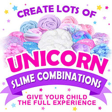Load image into Gallery viewer, Original Stationery Mini Unicorn Slime Kit for Girls - Kids Can Make Unicorn Sparkle, Clay, Foam, Jelly Cube Slime
