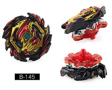 Load image into Gallery viewer, Bey Battle Burst 2 in 1 Metal Fusion Battling Tops with 4D Launcher Grip Battle Set(b144+b145)
