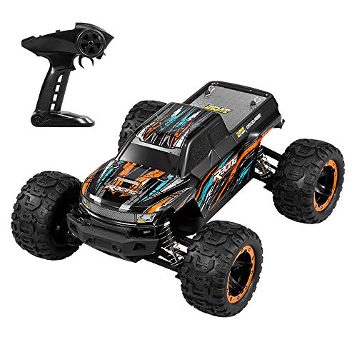 GoolRC RC Car, 1/16 Scale 4WD 45km/h High Speed Brushless Motor RC Car, 2.4Ghz Remote Control Big Foot Off Road Monster Truck Electric Vehicle Toy for Adult Kids