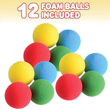 Load image into Gallery viewer, ArtCreativity Soft Foam Balls - Pack of 12 - Lightweight Mini Play Balls for Safe Indoor Toys Fun, Vibrant Assorted Colors, Unique Birthday Party Favors for Boys and Girls
