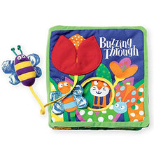 Load image into Gallery viewer, Manhattan Toy Soft Activity Book with Tethered Toy, Buzzing Through
