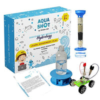 Aquashot Box - Set of 3 DIY Water Science Toys - Salt Water Powered Car, Water Tornado Maker, Water Purification System | STEM Learning, Easy to Assemble, A Great Science-Based Educational Activity