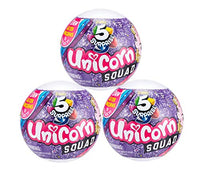 5 Surprise Unicorn Squad Series 2 - Mystery Surprise Capsule Bundle - 3 Pack