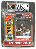 Street League Skateboarding Pro Series 1 Yellow Skateboard & Sean Malto Collector Card Target Exclusive