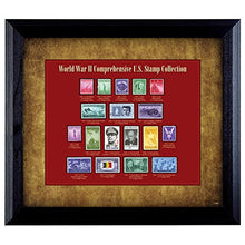 Load image into Gallery viewer, American Coin Treasures World War II Stamp Framed Collection
