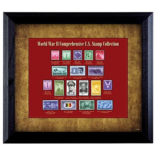 American Coin Treasures World War II Stamp Framed Collection