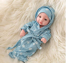 Load image into Gallery viewer, Alician 10 Inch Simulation Doll Durable Vinyl Reborn Doll Baby Toy QW-13 Rosy Robe Winking Girl
