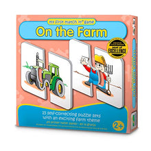 Load image into Gallery viewer, The Learning Journey: My First Match It - On the Farm - 15 Self-Correcting Farming Image Matching Puzzles
