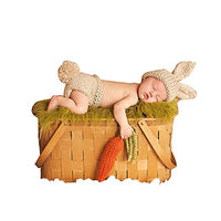 KINDOYO Baby Kids Costume Cute Sleeping Bag Sleep Sack Crochet Knit Bean Beanie Photography Costume Props Outfits