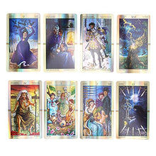 Load image into Gallery viewer, Tarot Deck 78 Cards, English Version Divination Hologram Paper,Suitable for Beginners, Party Board Game Interactive Games
