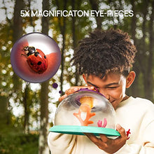 Load image into Gallery viewer, Science Can Bug Catcher Kit for Kids, Critter Cage Butterfly Bug House Insect Observation Box with 5X Magnifying Glass, Portable Kid Explorer Kit STEM Nature Outdoor Toys Science Kit for Ages 3+

