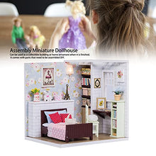 Load image into Gallery viewer, Zerodis DIY Dollhouse Miniature Assembly Kit,Tiny House Building Craft Kit Hand-Assembled Model Educational Toys for Bedroom Living Room Office Decoration
