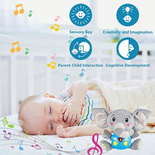 Load image into Gallery viewer, CGNiONE Plush Elephant Music Baby Toys, Newborn Baby Toys for Baby 0 3 6 9 12 Month, Cute Stuffed Aminal Light Up Baby Musical Toys for Infant Babies Boys &amp; Girls Toddlers 0 to 36 Months
