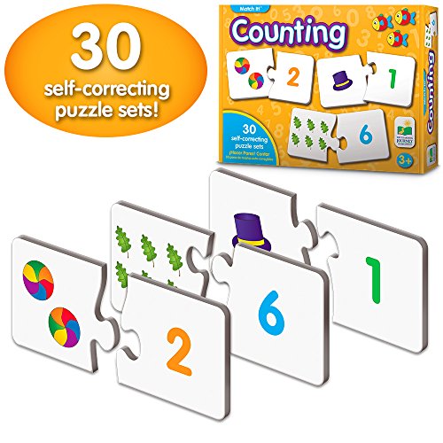 The Learning Journey: Match It! - Counting - Self-Correcting Number & Learn to Count Puzzle
