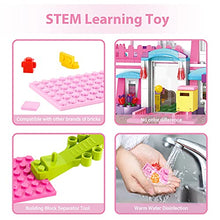 Load image into Gallery viewer, Milestar Girls Friends House Building Blocks Toys Pink Beach Villa Swing Sun Lounger Building Kit Bricks Toys for Girls Dolls House Construction Play Set Educational Toys for Kids 319 PCS

